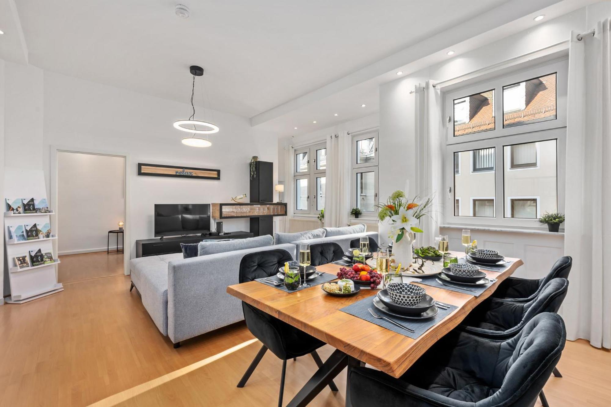 Ferienwohnung Blassdoerfer - Modernes Apartment In Bester Lage Und 93 Qm2 Bad Kissingen Ngoại thất bức ảnh