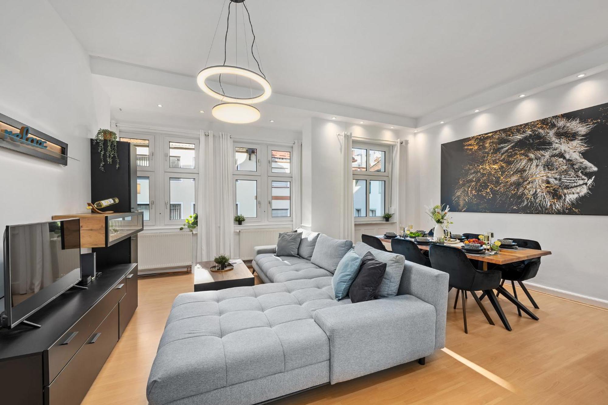 Ferienwohnung Blassdoerfer - Modernes Apartment In Bester Lage Und 93 Qm2 Bad Kissingen Ngoại thất bức ảnh